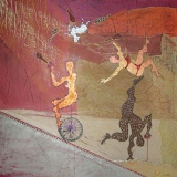 Prouesses d' Acrobatie - Peinture Le Cirque