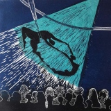 Ensemble dans la lumière bleue - Gravure