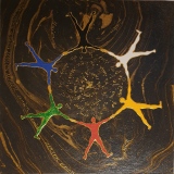Union - Peinture L' Homme De Vitruve