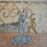 Danse et castagnettes - Peinture La Danse