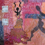 Danseuse Rose - Peinture La Danse
